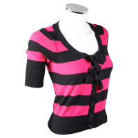 Sonia Rykiel For H&M Black-Pink striped Cardigan