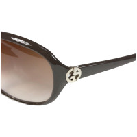 Giorgio Armani Brown oversize sunglasses