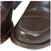 Prada Brown smooth leather slipper