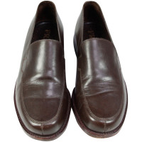 Prada Brown smooth leather slipper