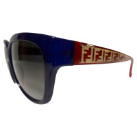 Fendi  sunglasses blue / bordeaux