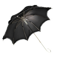 Moschino Cheap And Chic Stick umbrella with polka dots