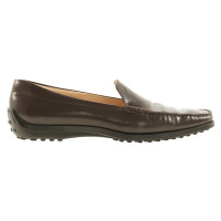 Tod's Brown leather loafers