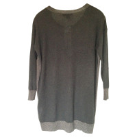 Donna Karan Colorblocking Pullover schwarz/metallic