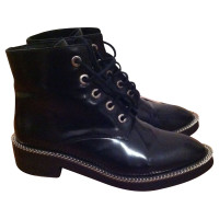 Sandro Black boots with chain detail