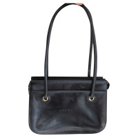 Aigner business bag in black leather