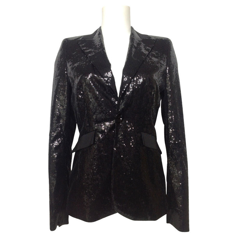 Rena Lange Black sequin Blazer