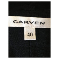 Carven Dunkelblaue Stoffhose