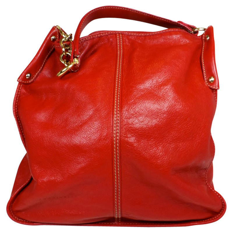 Coccinelle COCCINELLE LEATHER BAG IN RED / GOLD