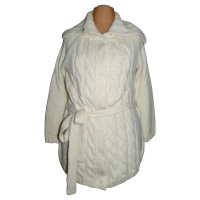 Escada ESCADA alpaca sweater coat Cardigan XL nude/off-white * new *. 