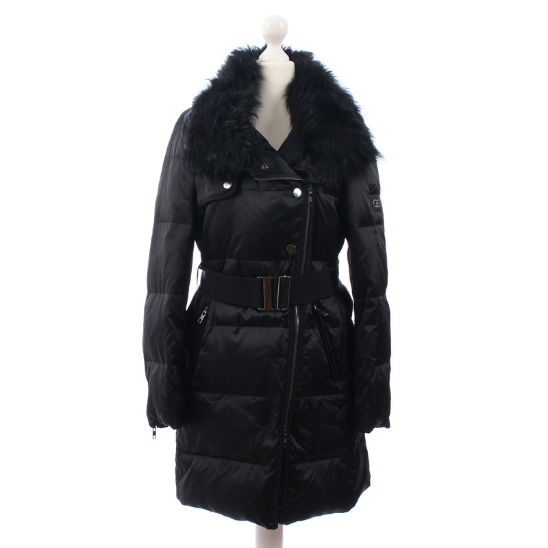 Strenesse Down coat with fur collar