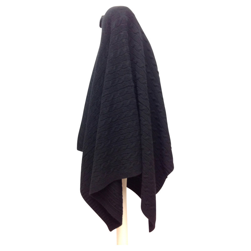 Ralph Lauren Cabled knit poncho