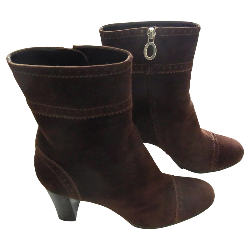 Sergio Rossi Sergio Rossi women's ankle boot size 38 1/2-39, suede Brown