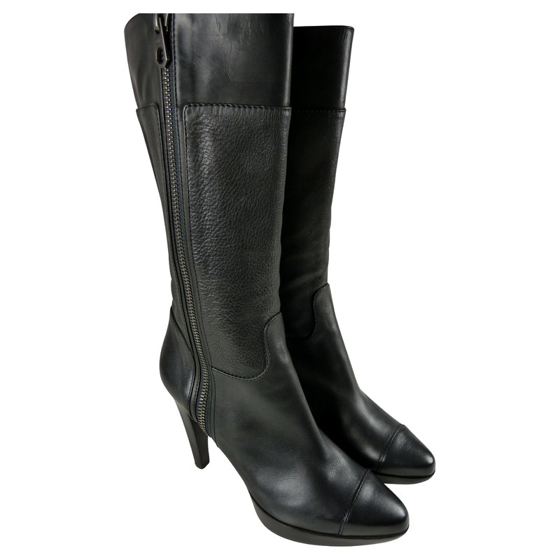 Proenza Schouler Black nappa leather boots
