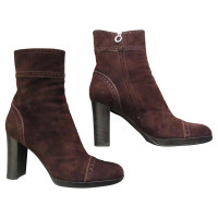 Sergio Rossi Sergio Rossi women's ankle boot size 38 1/2-39, suede Brown
