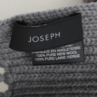 Joseph Écharpe en laine grise avec frange