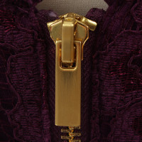 Diane Von Furstenberg Spitzenkleid in Aubergine