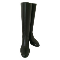 Prada Black lamb leather boot 