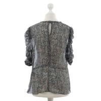Isabel Marant For H&M Patroon zijde blouse