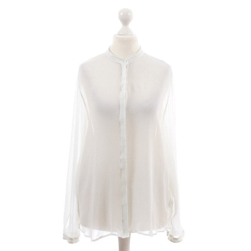 Lala Berlin White silk blouse