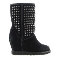 Ash Wedge boots with studs