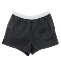 T By Alexander Wang Shorts en cuir