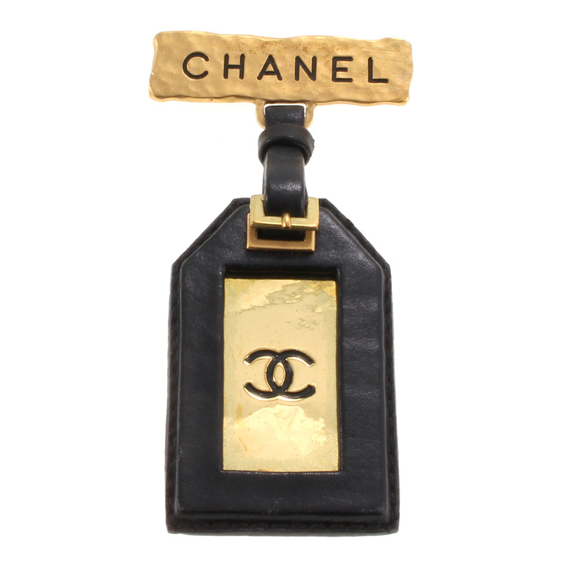 Chanel Broche avec étiquette d'identification