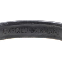 Armani Clip watch in black &amp; silver