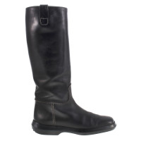 Tod's Black leather boots 
