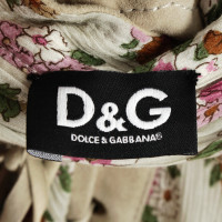 Dolce & Gabbana Tunica con dettagli in pelle 