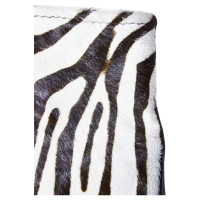 Jimmy Choo Fur clutch with zebra pattern