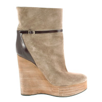 Chloé Wedges with material mix 