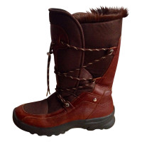 Bogner Winter boots made of leather and fur