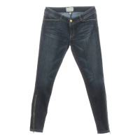 Current Elliott Jeans "The Cropped Legging Long Zip" 