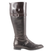 Tod's Dark brown leather boots