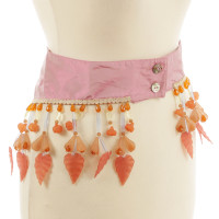Marc Cain Silk belt with beads