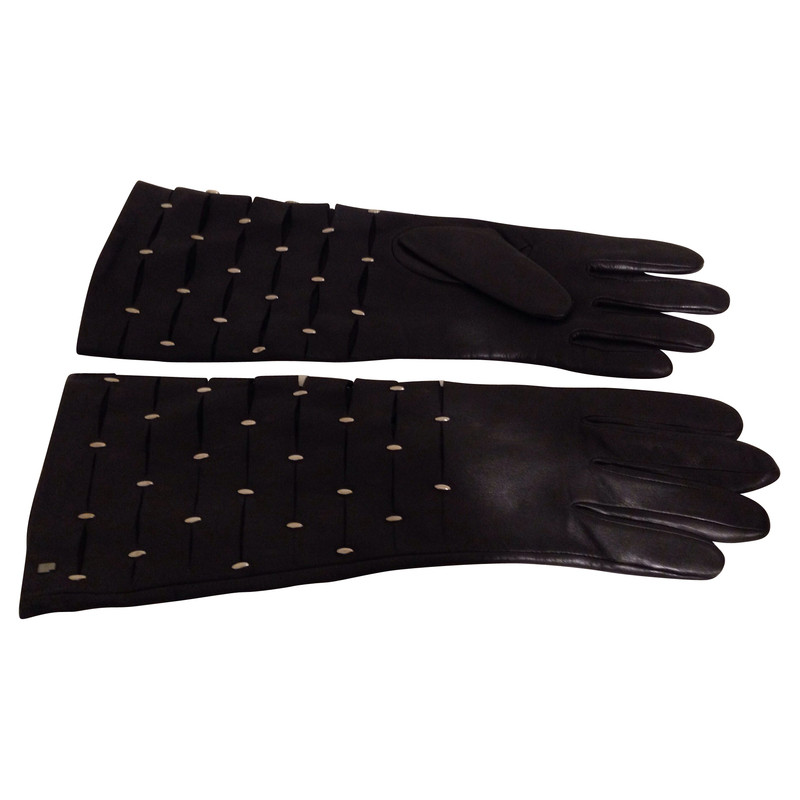 Other Designer Racer - leather gloves with studs