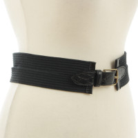 Jil Sander Waist belt with Croco black 