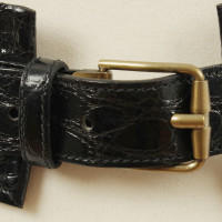 Jil Sander Waist belt with Croco black 