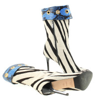 Jimmy Choo Ankle boots in Zebra look 