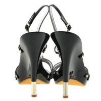 Roberto Cavalli Black high heel patent leather