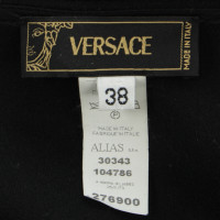 Versace Gonna in lana con pizzo