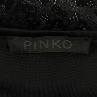 Pinko Schwarzer Pailletten Minirock