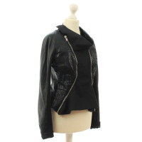 Rick Owens Black leather jacket
