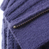 Closed Cardigan in purple