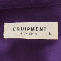 Equipment Silk blouse in purple