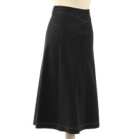Alberta Ferretti skirt with decorative stitching 