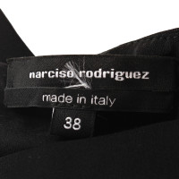 Narciso Rodriguez Top di seta nero