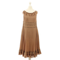 Maurizio Pecoraro  Bronze silk dress