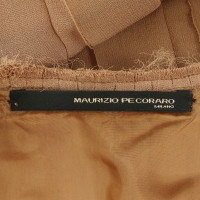 Maurizio Pecoraro  Bronzefarbenes Seidenkleid